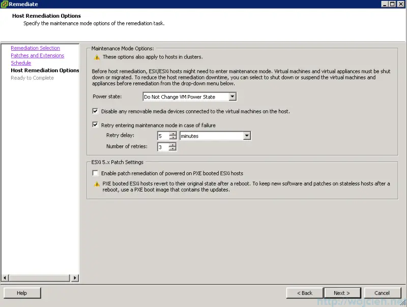 ESXi patching using VMware Update Manager 7