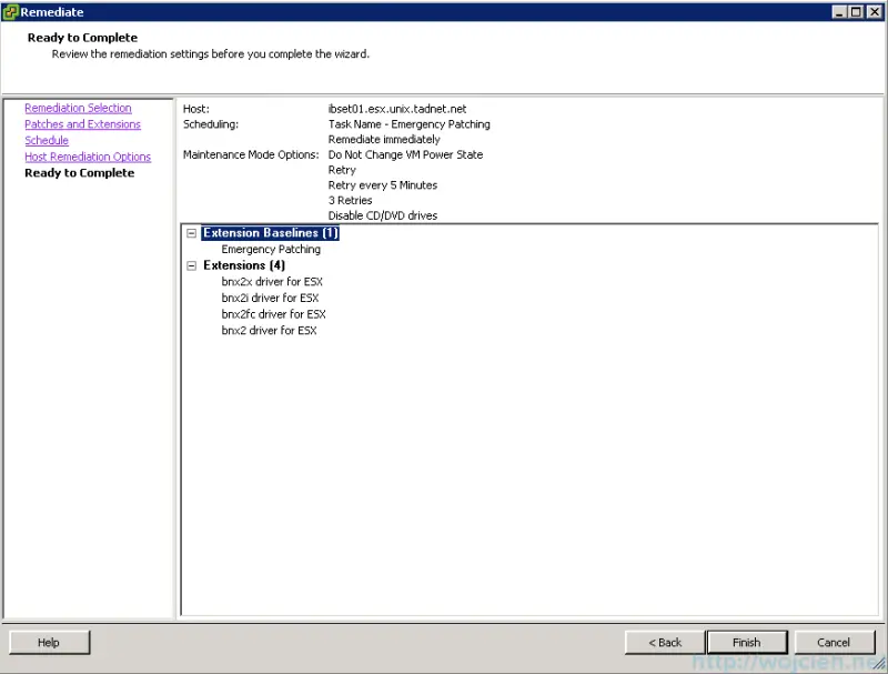 ESXi patching using VMware Update Manager 8