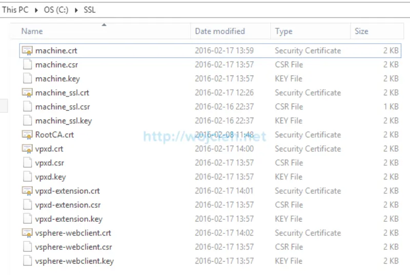 vCenter Server 6. - Replacing SSL certificates with custom VMCA - 11