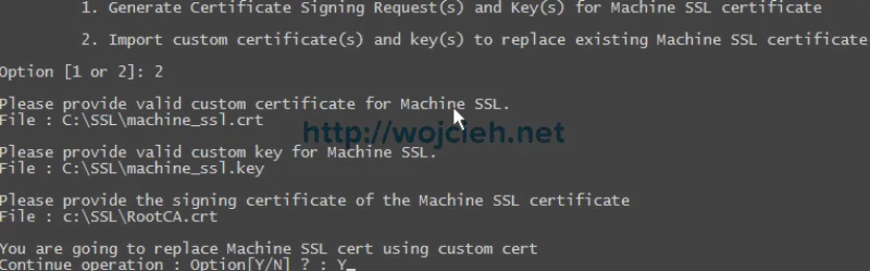 vCenter Server 6. - Replacing SSL certificates with custom VMCA - 6a