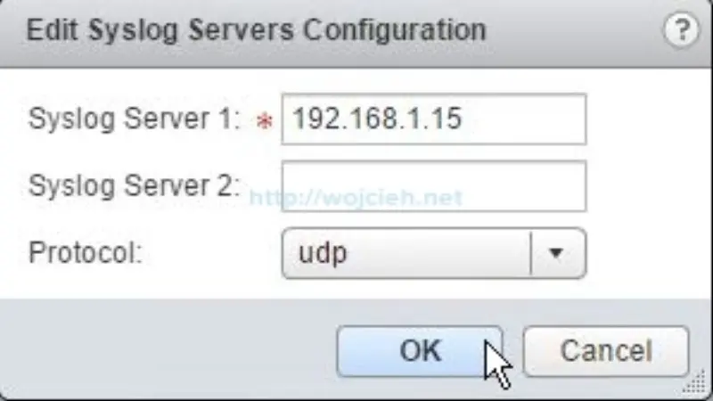 Configuring Syslog server for VMware NSX components - 15