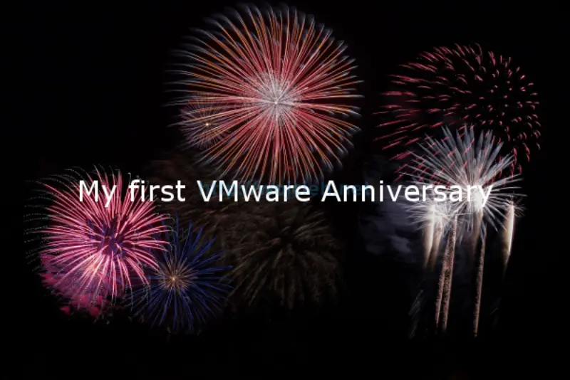 My first VMware Anniversary - Logo