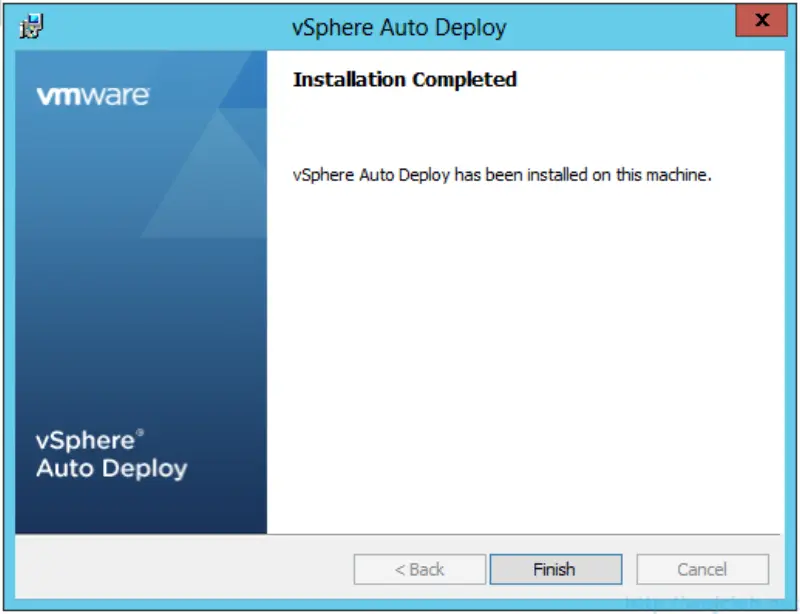 VMware vSphere Auto Deploy installation guide - software 10