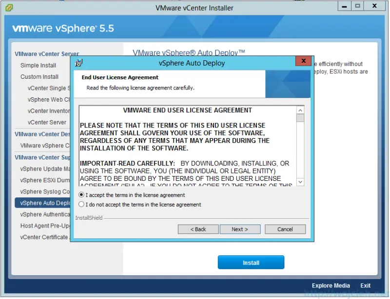 VMware vSphere Auto Deploy installation guide - software 3