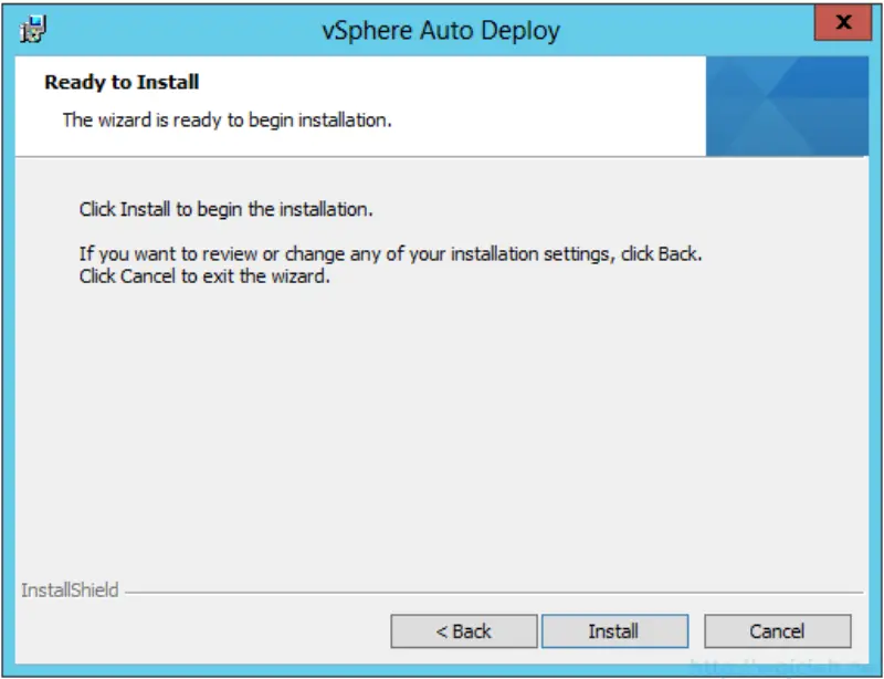 VMware vSphere Auto Deploy installation guide - software 9