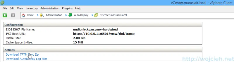 VMware vSphere Auto Deploy TFTPD64 - 4