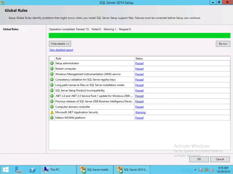vCenter 5.5 on Windows Server 2012 R2 with SQL Server 2014 - 2