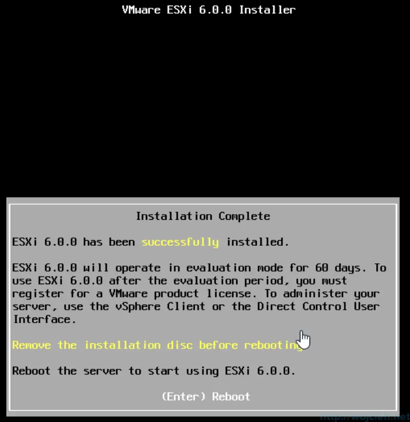ESXi 6.0 installation - 12
