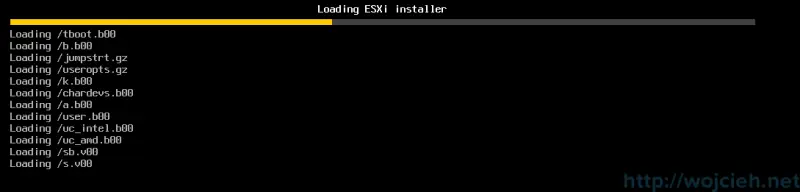 ESXi 6.0 installation - installer booting
