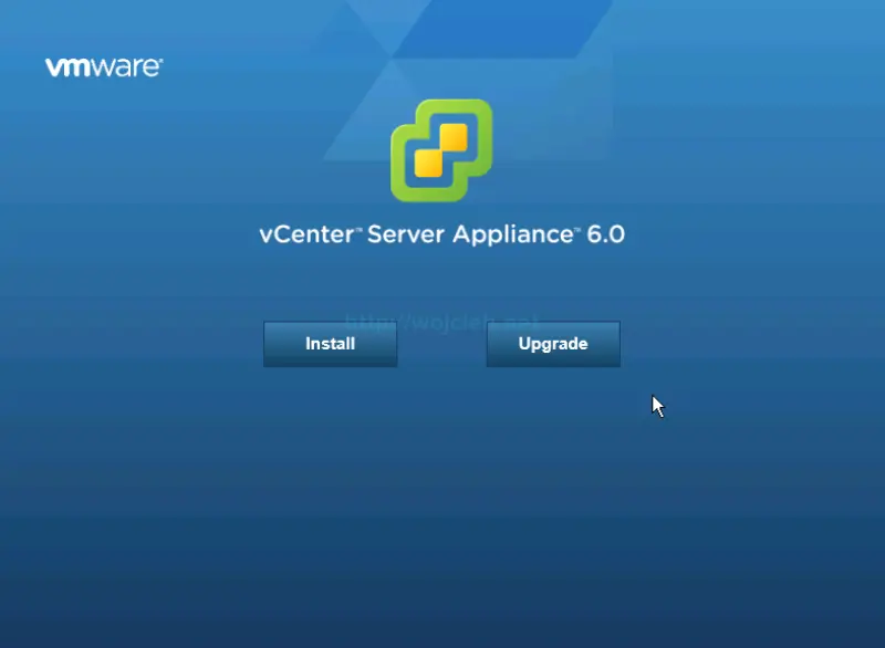 Upgrade vCenter Server Appliance from version 5 to version 6 - 1a