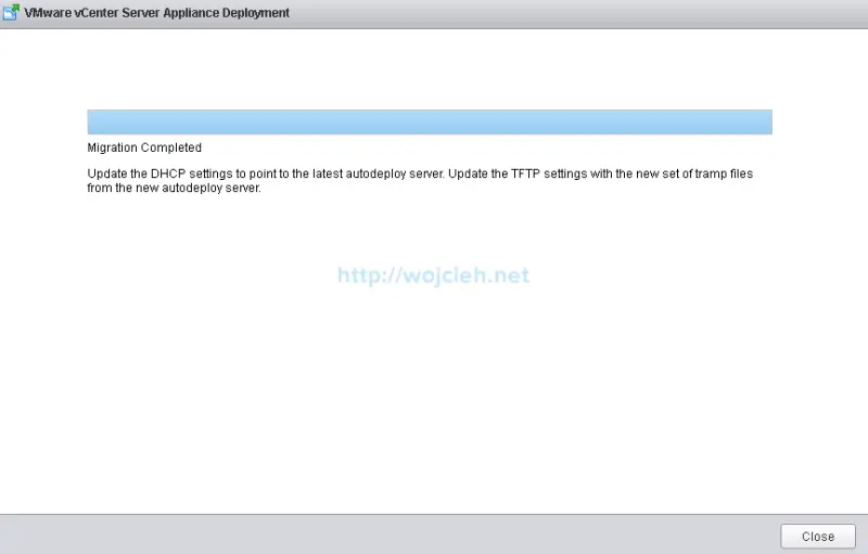 Upgrade vCenter Server Appliance from version 5 to version 6 - 15