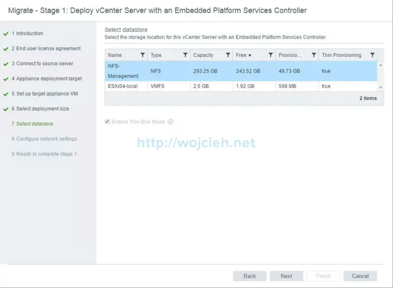 Migration of vCenter Server 6.x to vCenter Server 6.5 - 12