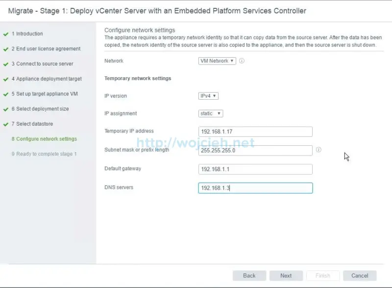 Migration of vCenter Server 6.x to vCenter Server 6.5 - 13