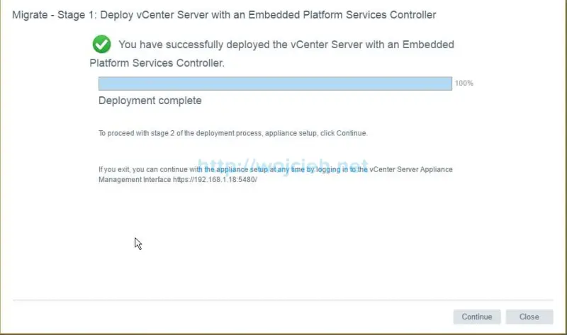 Migration of vCenter Server 6.x to vCenter Server 6.5 - 16