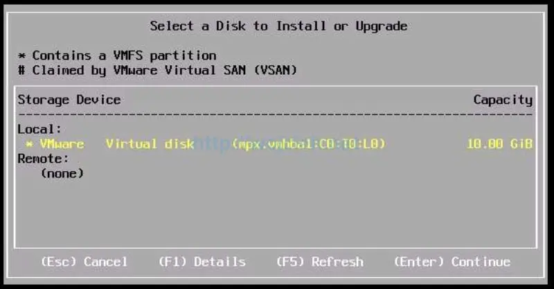 How to upgrade ESXi 6.0 to ESXi 6.5 using Interactive Installer - 5