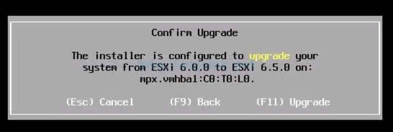 How to upgrade ESXi 6.0 to ESXi 6.5 using Interactive Installer - 8