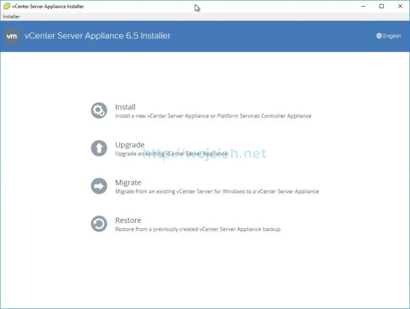 vCenter Server Appliance 6.5 with External Platform Services Controller - 1