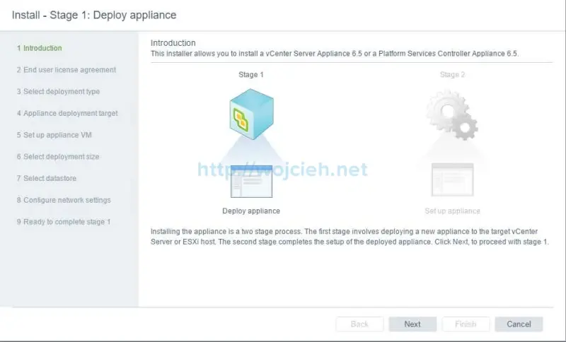 vCenter Server Appliance 6.5 with External Platform Services Controller - 20