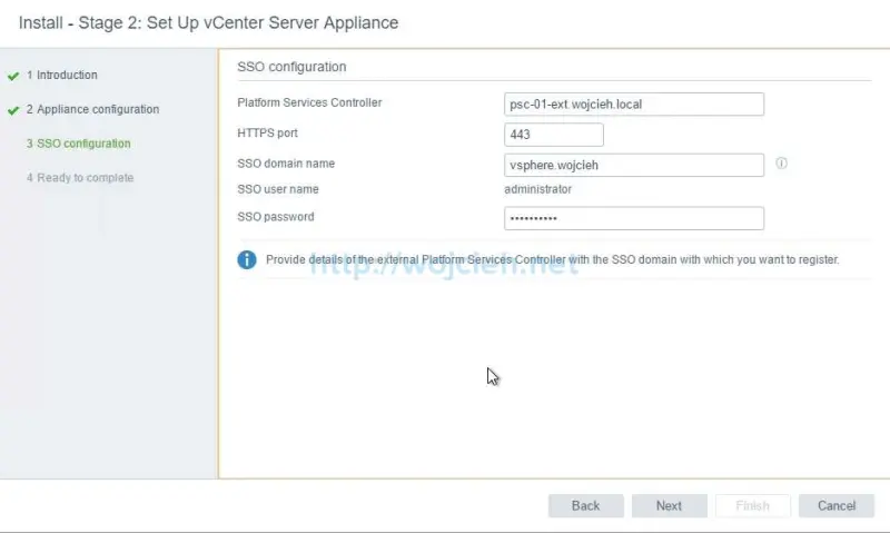vCenter Server Appliance 6.5 with External Platform Services Controller - 32