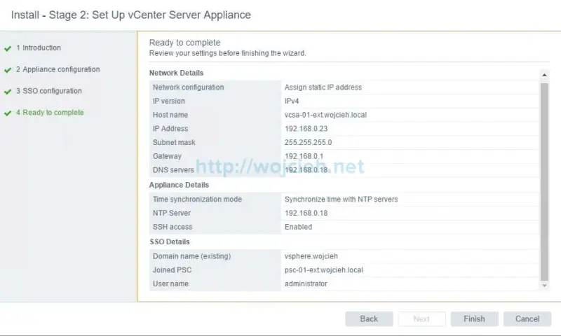 vCenter Server Appliance 6.5 with External Platform Services Controller - 33