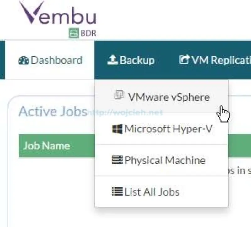 Vembu BDR Suite Review - 6