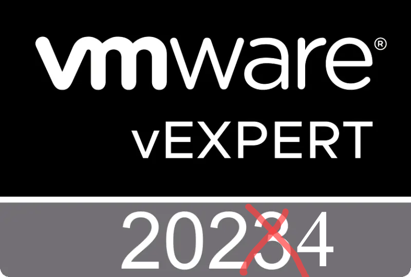VMware vExpert 2023/2024
