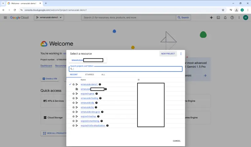 Google Cloud Project Setup - 2